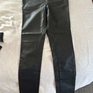Fashion nova Black Faux Leather Skinny Pants